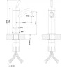 Смеситель для умывальника LEMARK ELEMENT LM5106S