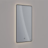 Зеркало LEMARK MIOBLACK 45х80 см с интерьерной подсветкой, с подогревом LM45ZM-black